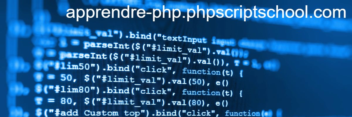 apprendre-php.phpscriptschool.com